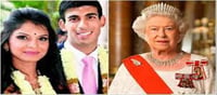 Minister Rishi Sunak's wife richer than Queen Elizabeth II